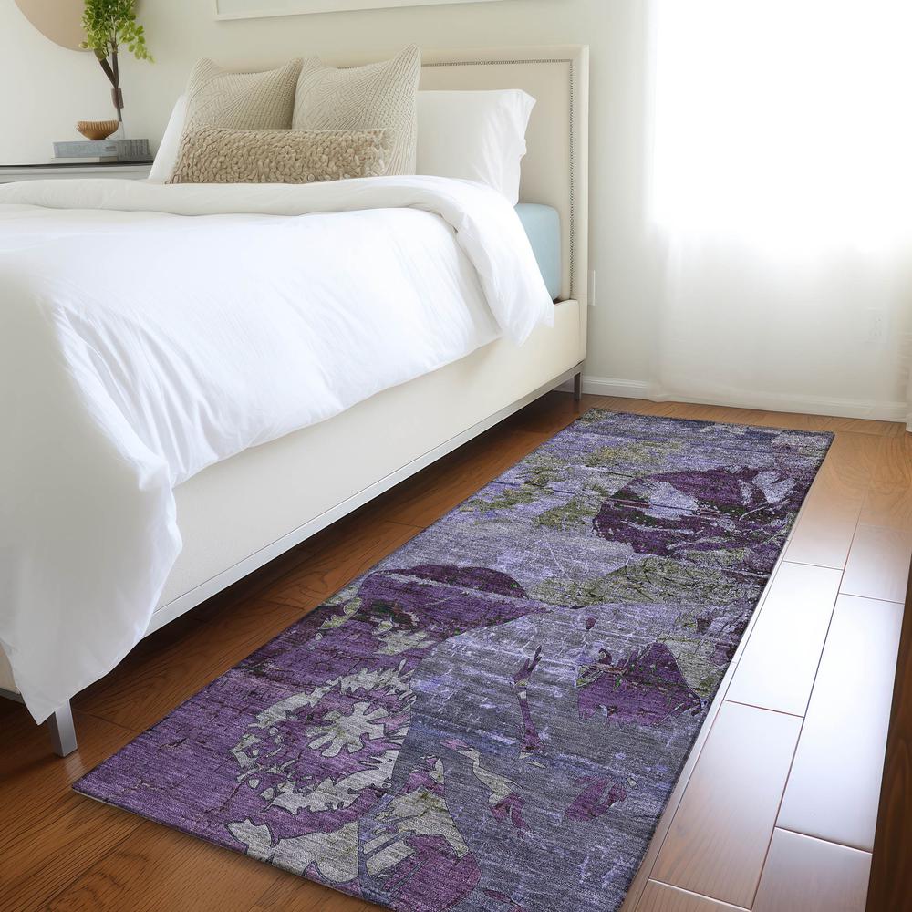 Chantille ACN555 Purple 2'3" x 7'6" Rug. Picture 6