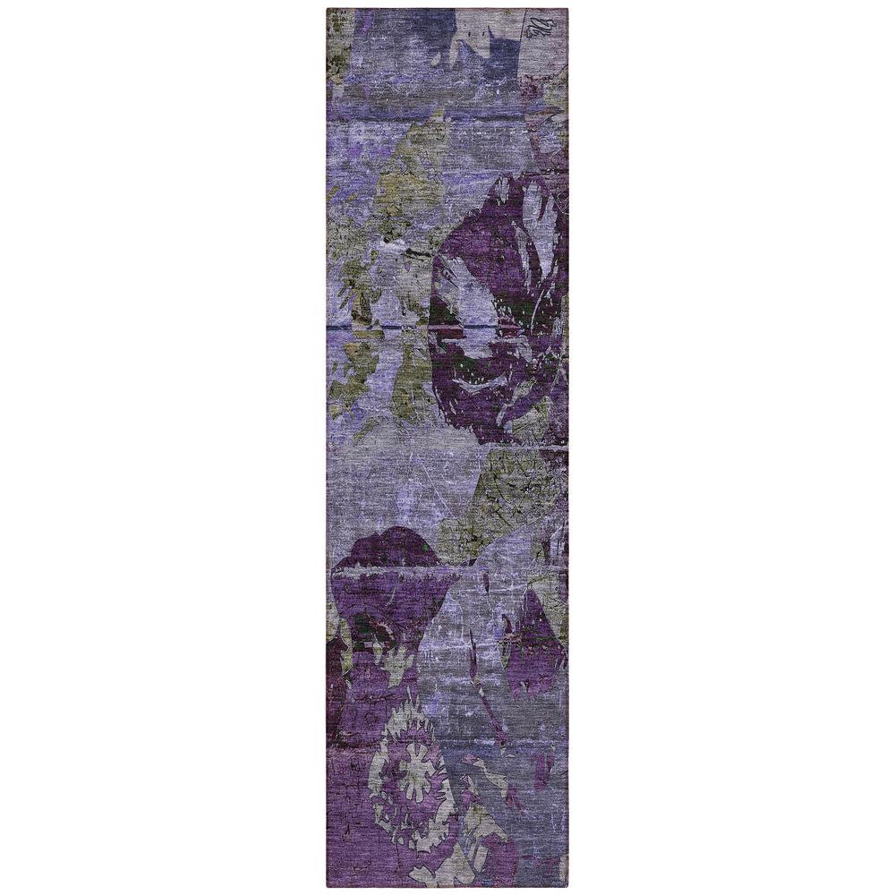 Chantille ACN555 Purple 2'3" x 7'6" Rug. Picture 1