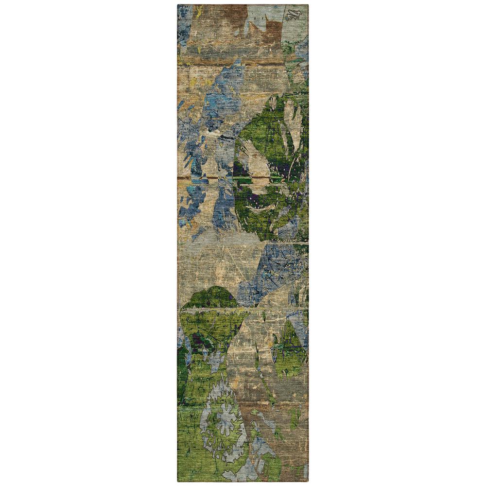 Chantille ACN555 Brown 2'3" x 7'6" Rug. Picture 1