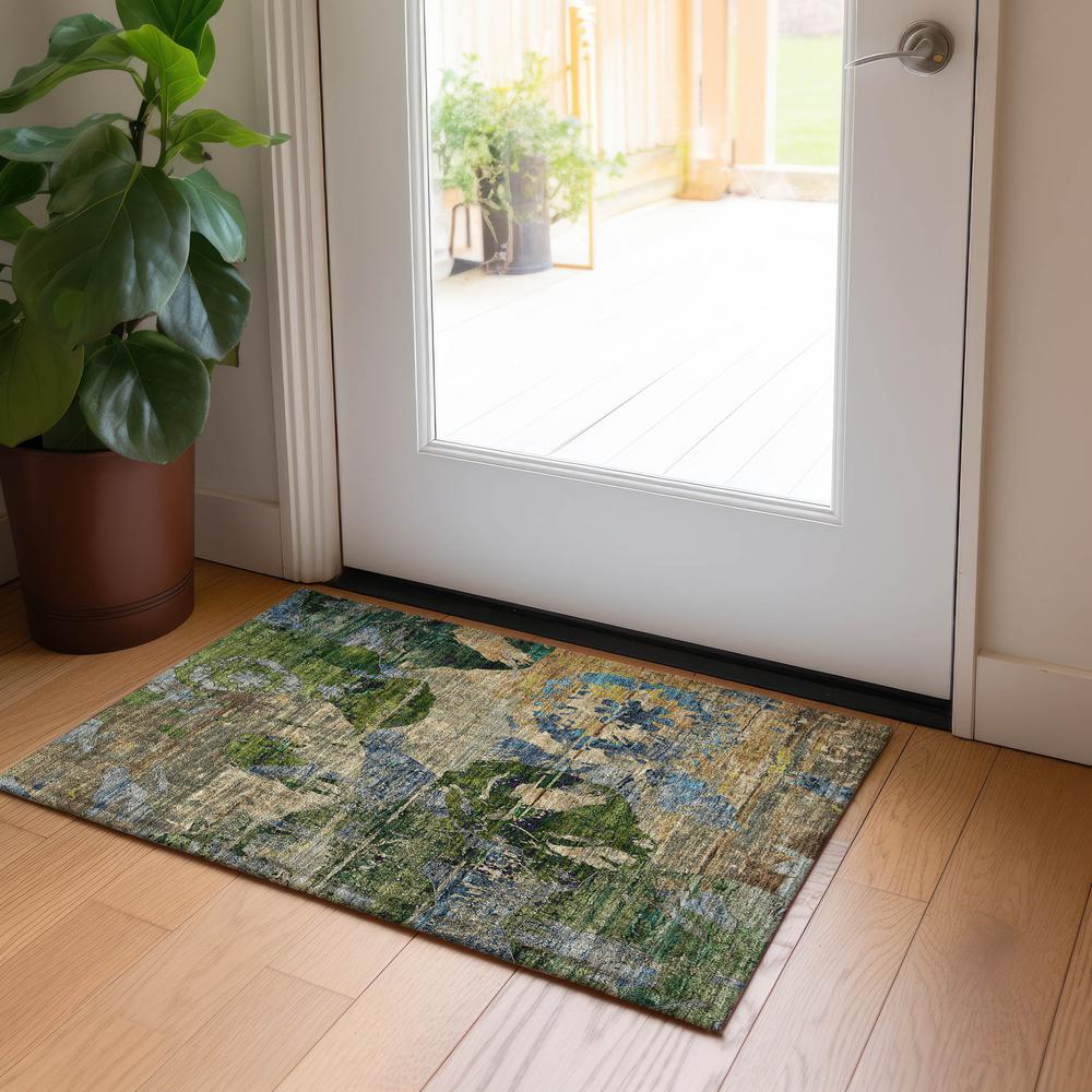 Chantille ACN555 Brown 1'8" x 2'6" Rug. Picture 6