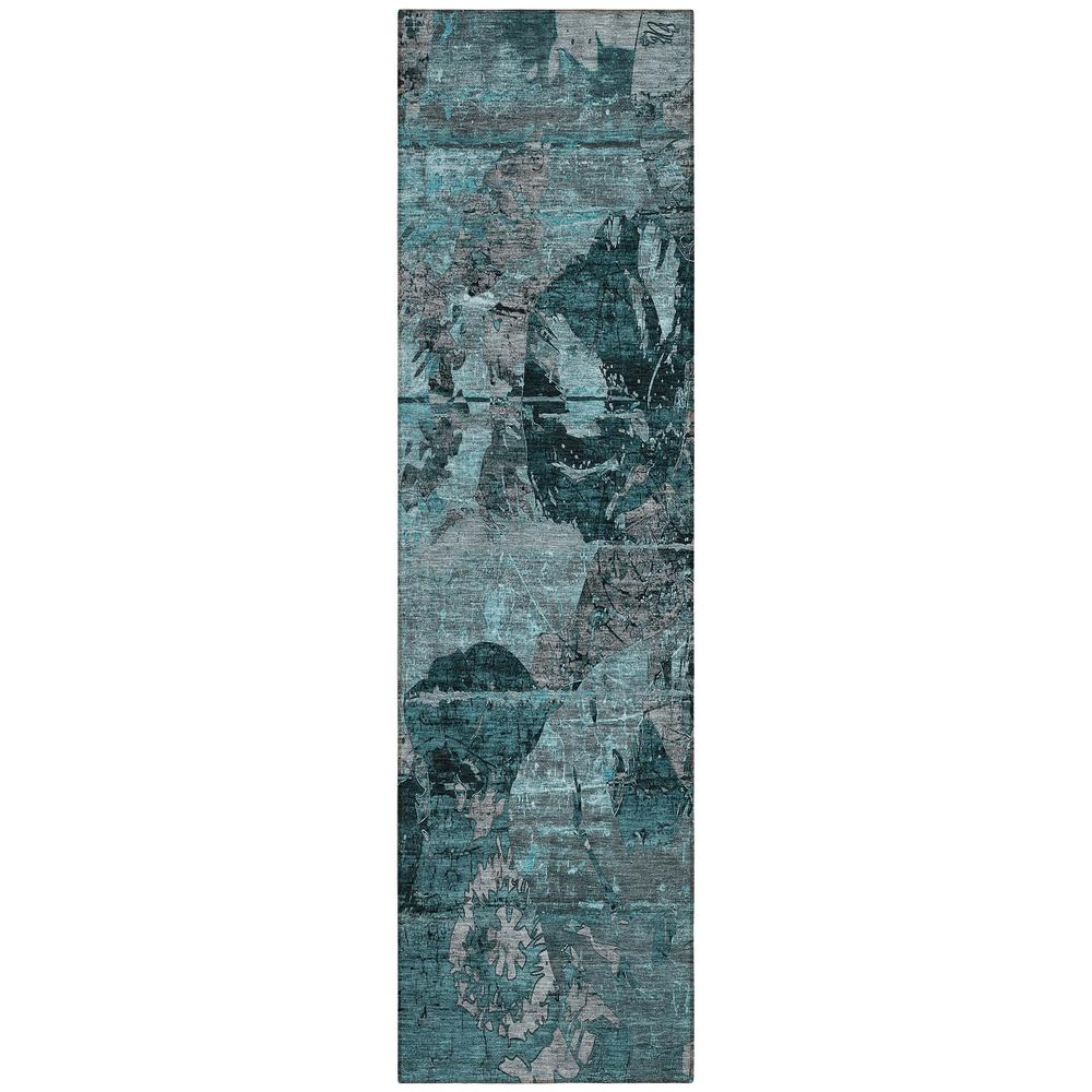 Chantille ACN555 Teal 2'3" x 7'6" Rug. Picture 1