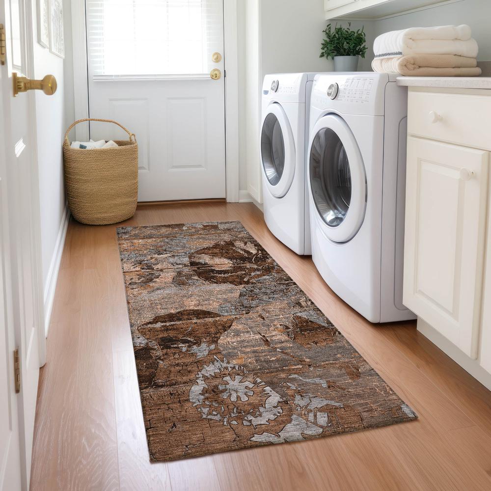 Chantille ACN555 Orange 2'3" x 7'6" Rug. Picture 6