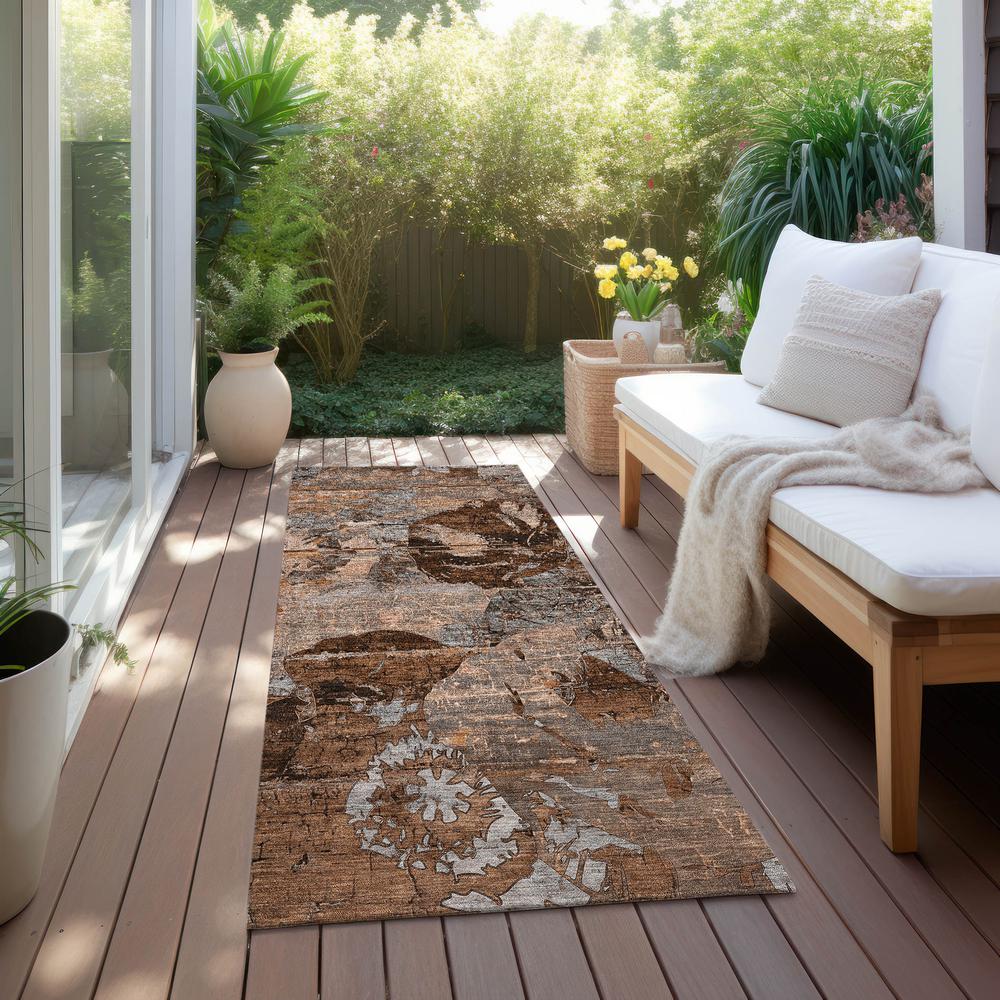 Chantille ACN555 Orange 2'3" x 7'6" Rug. Picture 7