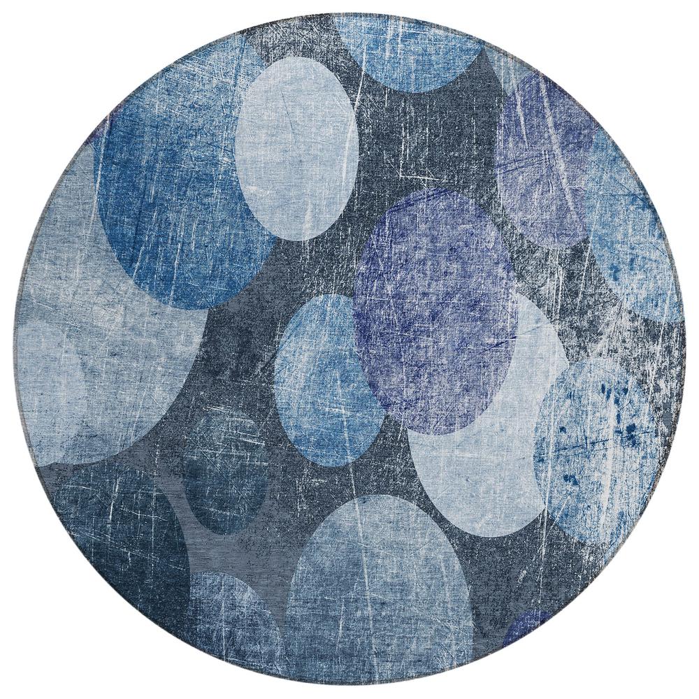 Chantille ACN556 Blue 8' x 8' Rug. Picture 1