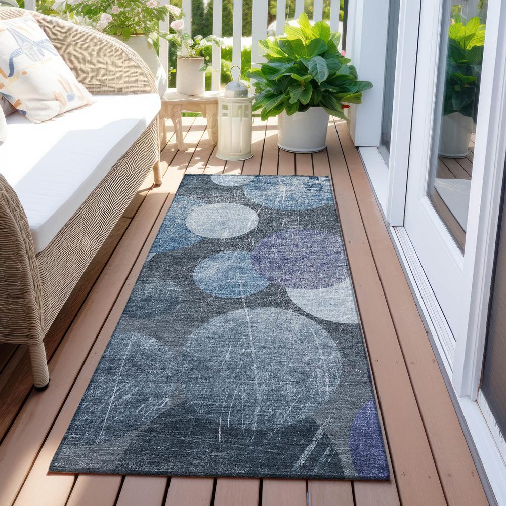 Chantille ACN556 Blue 2'3" x 7'6" Rug. Picture 7