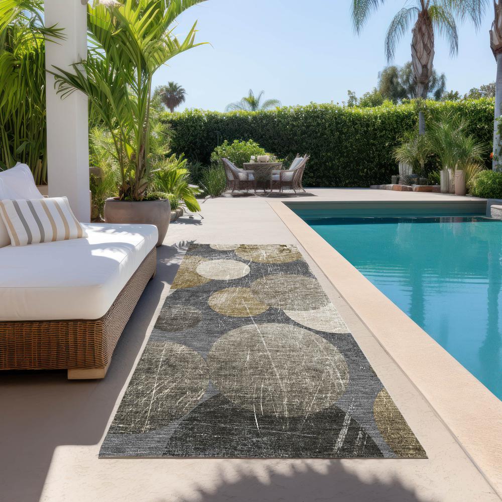 Chantille ACN556 Brown 2'3" x 7'6" Rug. Picture 7