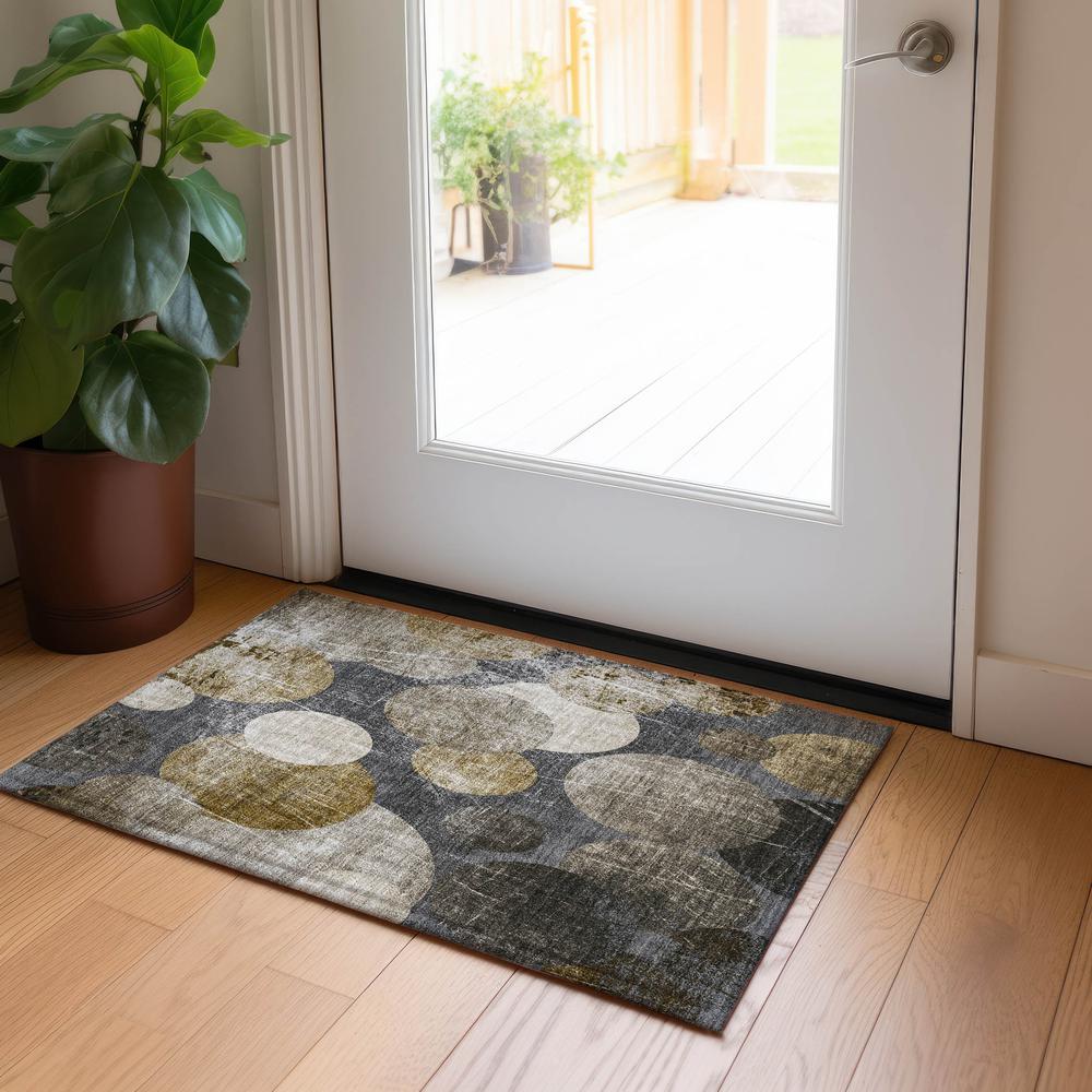 Chantille ACN556 Brown 1'8" x 2'6" Rug. Picture 6