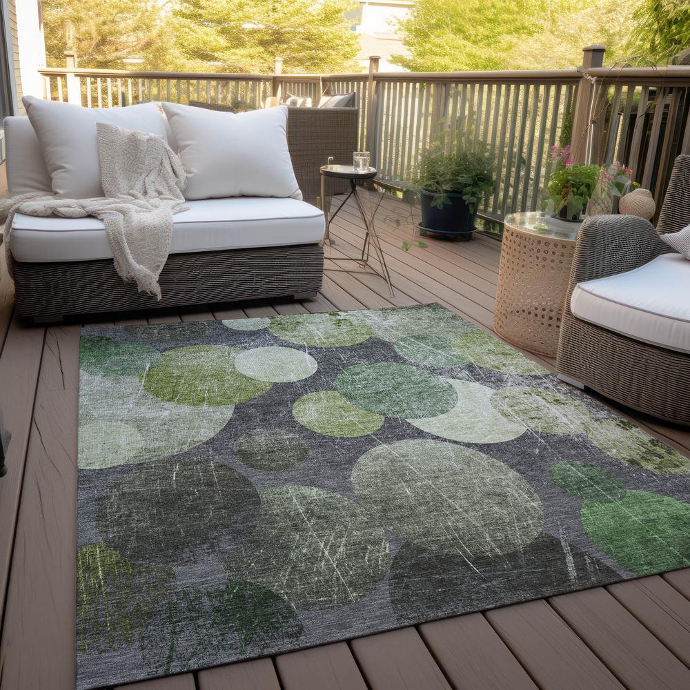 Chantille ACN556 Green 2'6" x 3'10" Rug. Picture 8