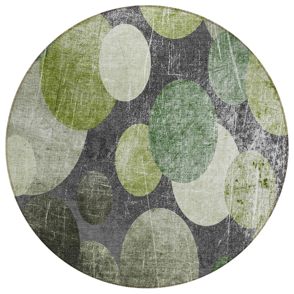 Chantille ACN556 Green 8' x 8' Rug. Picture 1