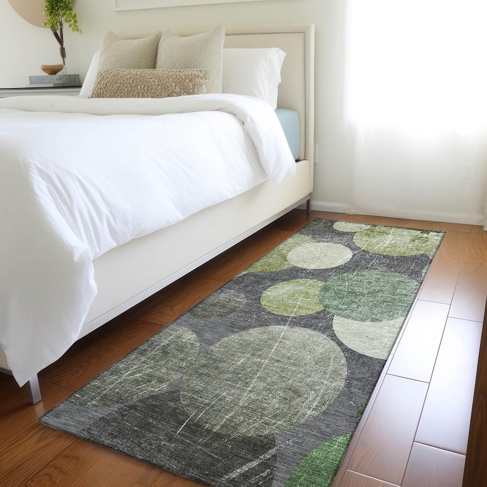 Chantille ACN556 Green 2'3" x 7'6" Rug. Picture 6