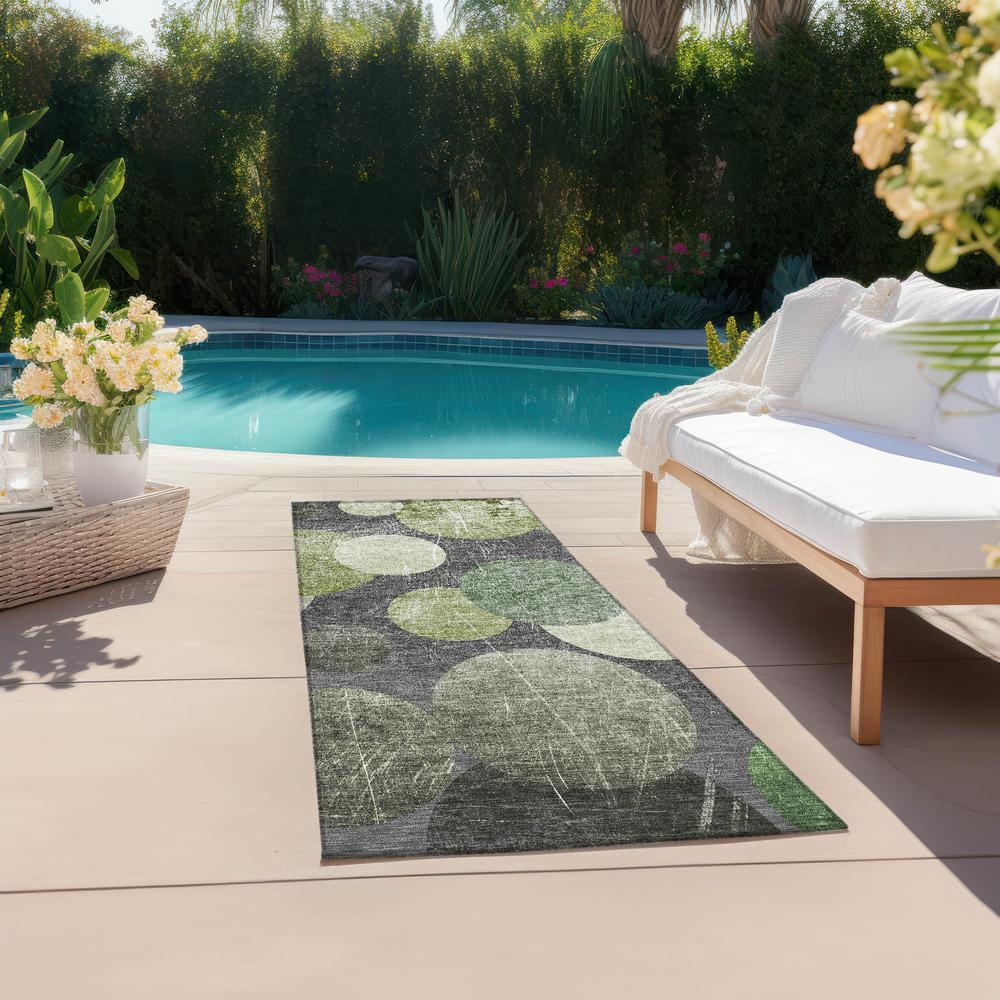 Chantille ACN556 Green 2'3" x 7'6" Rug. Picture 7