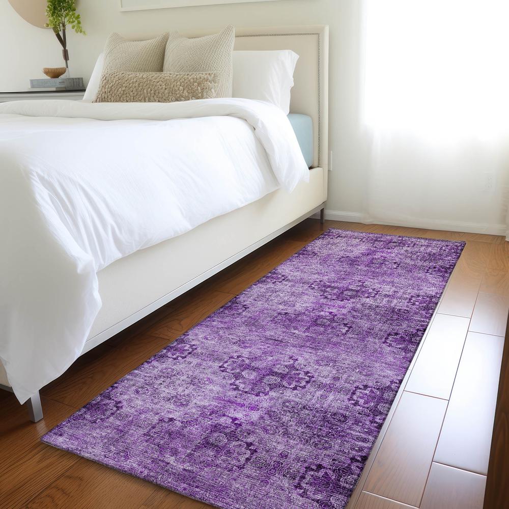 Chantille ACN557 Purple 2'3" x 7'6" Rug. Picture 6