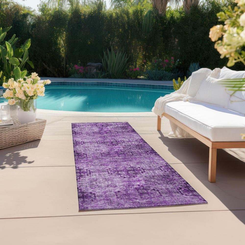 Chantille ACN557 Purple 2'3" x 7'6" Rug. Picture 7