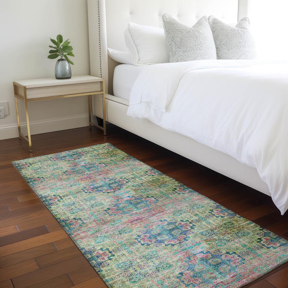 Chantille ACN557 Green 2'3" x 7'6" Rug. Picture 6