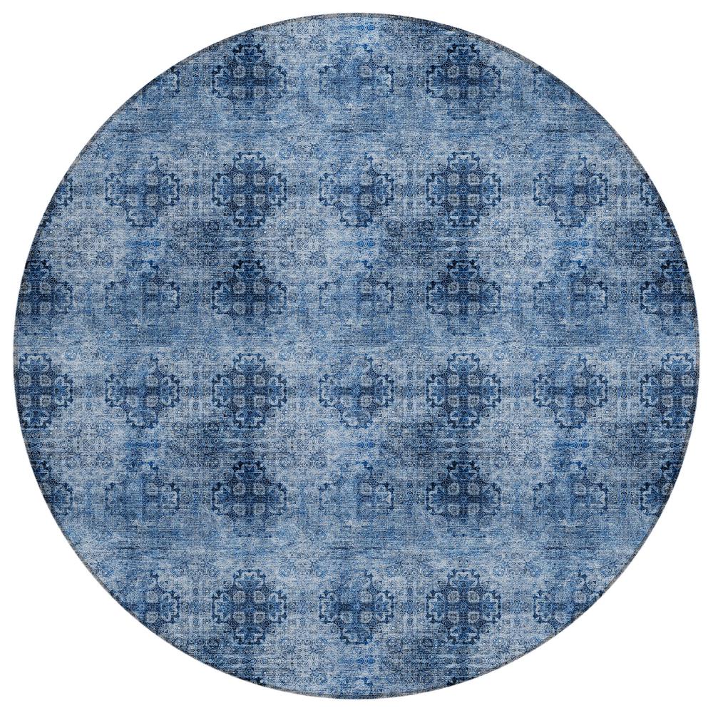 Chantille ACN557 Blue 8' x 8' Rug. Picture 1