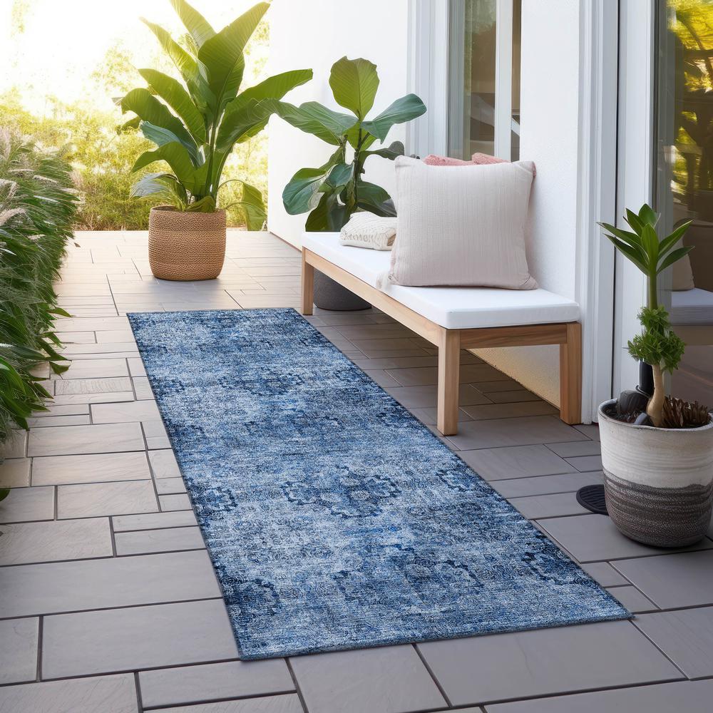 Chantille ACN557 Blue 2'3" x 7'6" Rug. Picture 7
