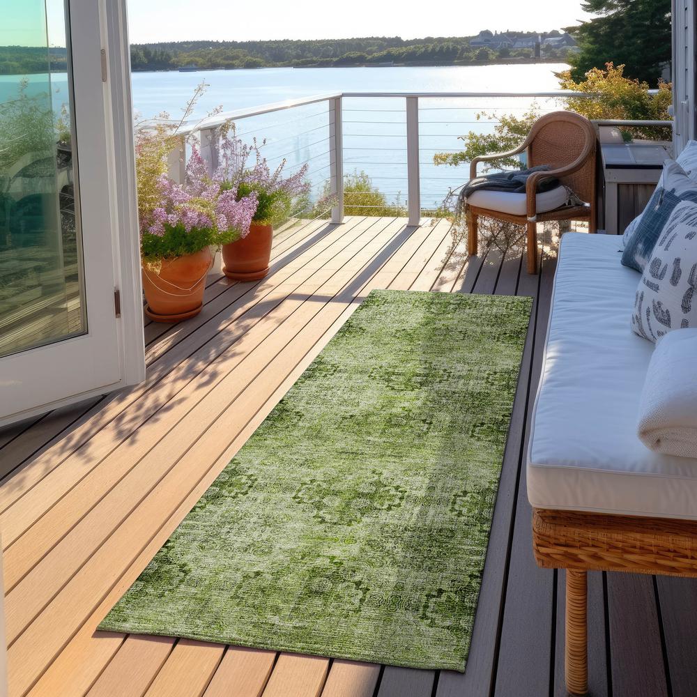Chantille ACN557 Green 2'3" x 7'6" Rug. Picture 7