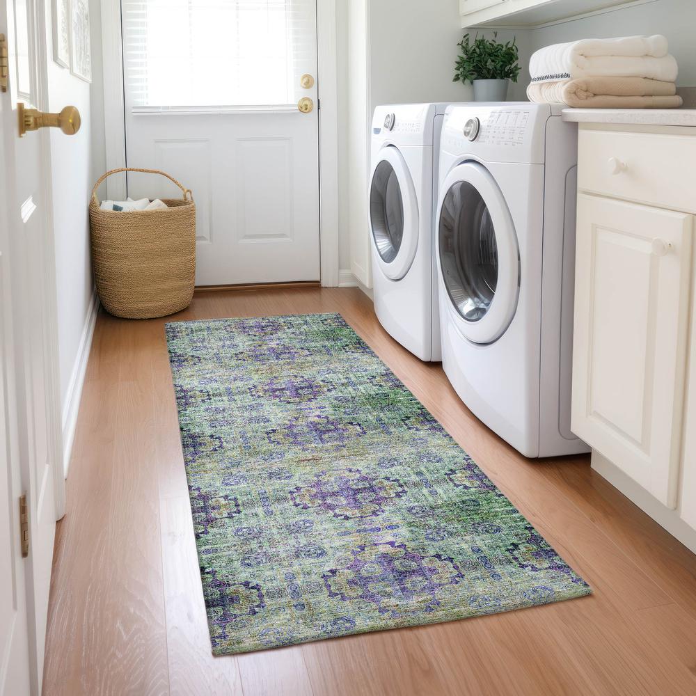 Chantille ACN557 Purple 2'3" x 7'6" Rug. Picture 6
