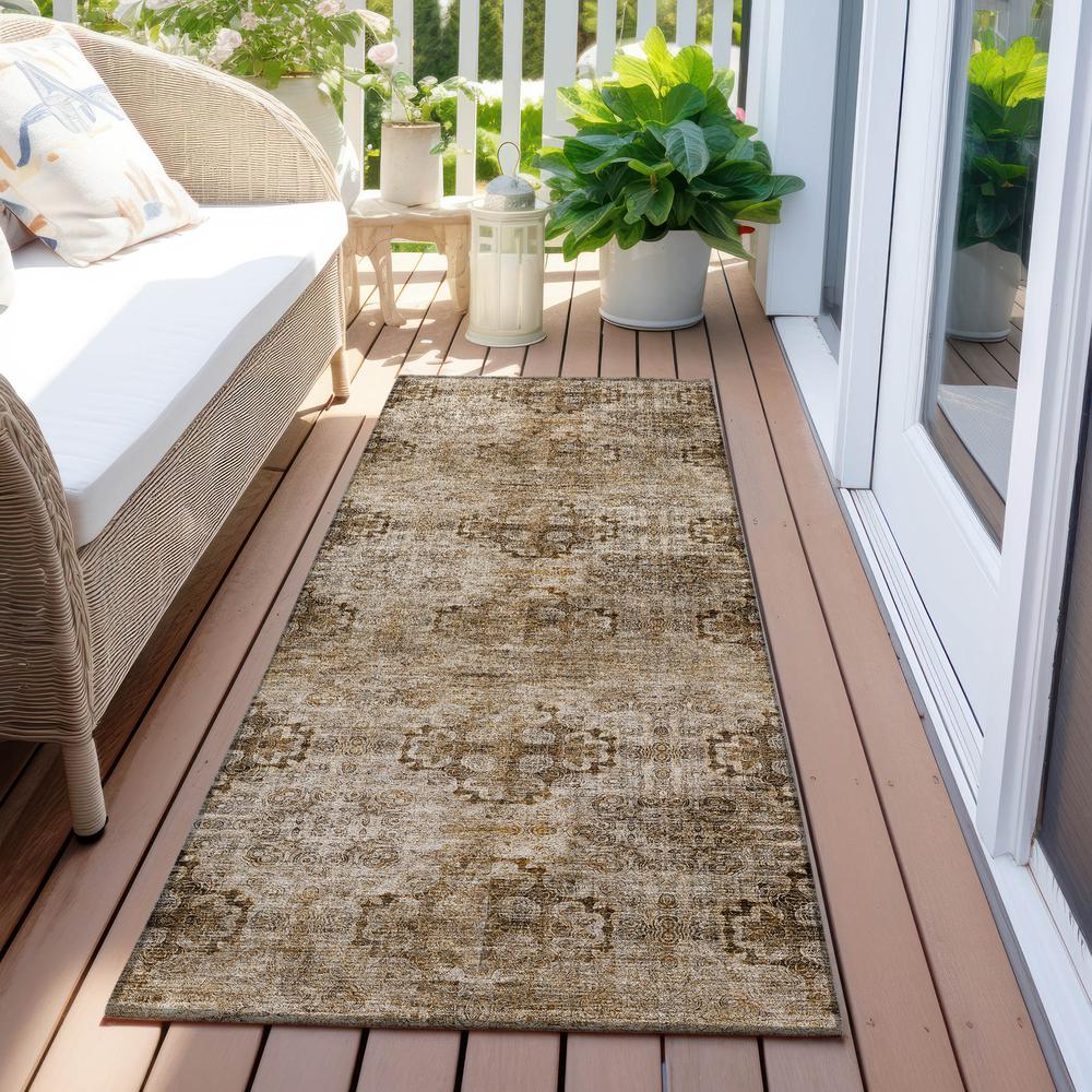 Chantille ACN557 Brown 2'3" x 7'6" Rug. Picture 7