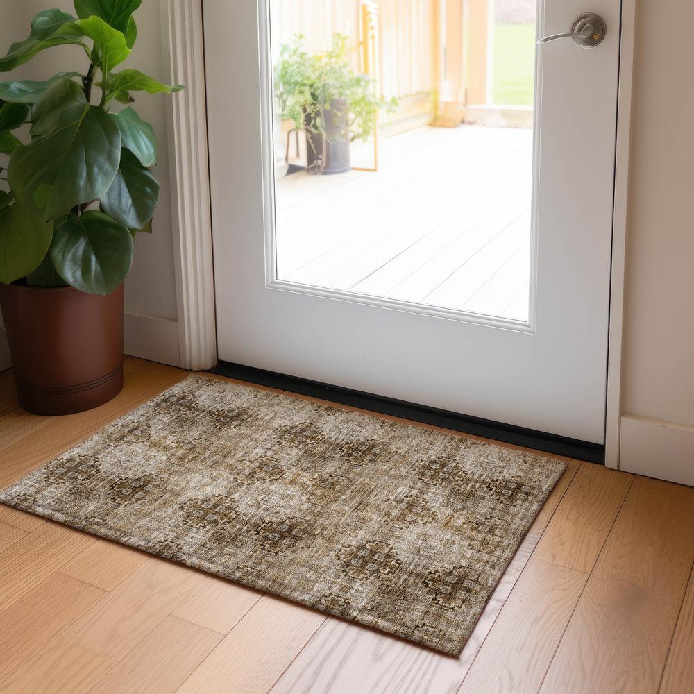 Chantille ACN557 Brown 1'8" x 2'6" Rug. Picture 6