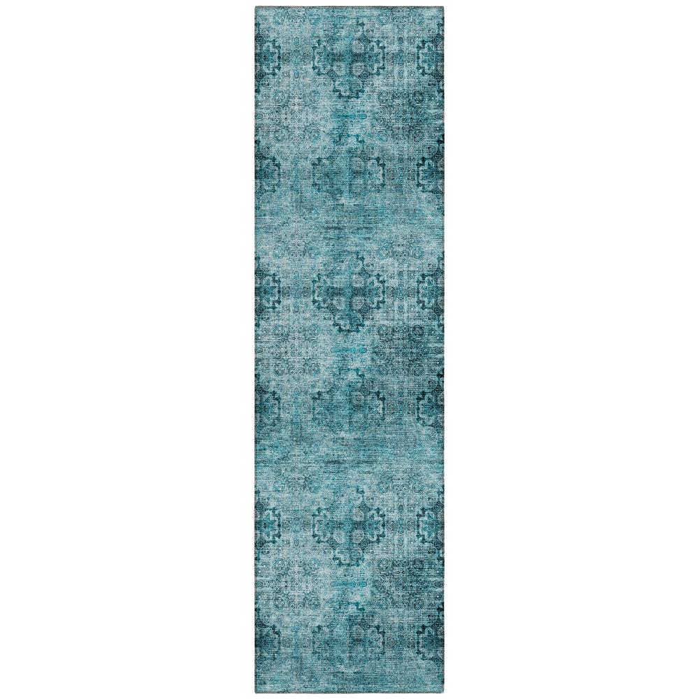 Chantille ACN557 Teal 2'3" x 7'6" Rug. Picture 1