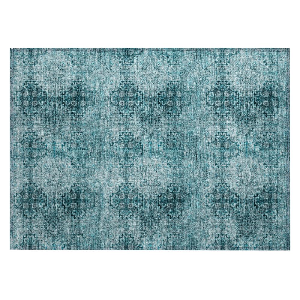 Chantille ACN557 Teal 1'8" x 2'6" Rug. Picture 1