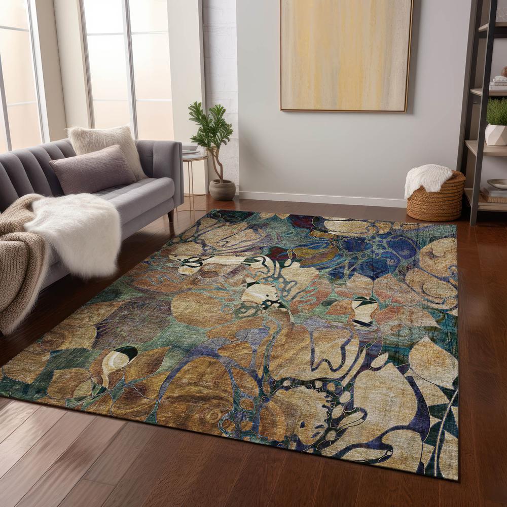 Chantille ACN558 Brown 2'6" x 3'10" Rug. Picture 8