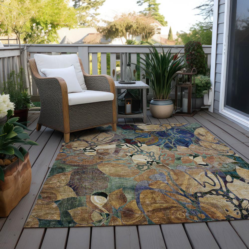 Chantille ACN558 Brown 2'6" x 3'10" Rug. Picture 10