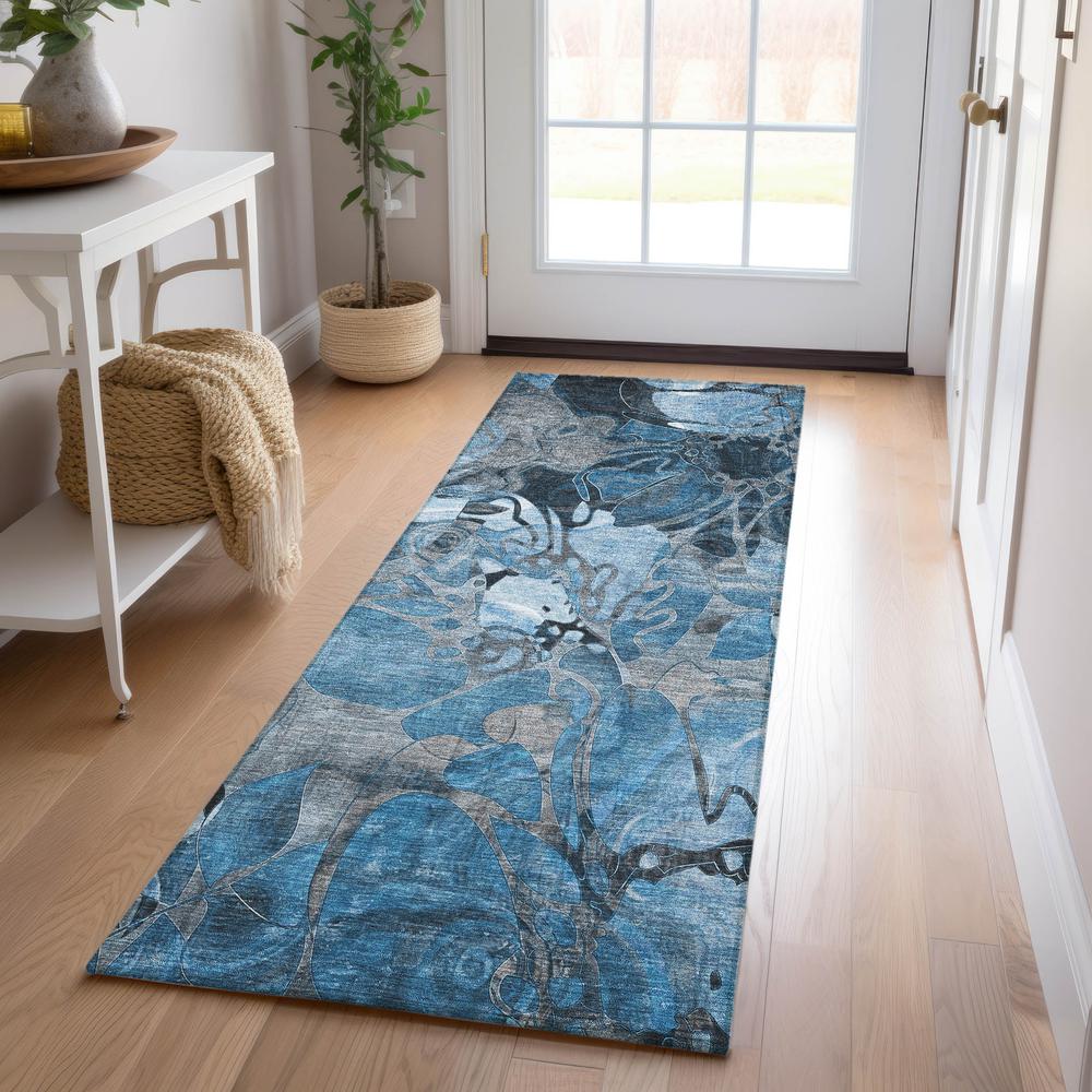 Chantille ACN558 Blue 2'3" x 7'6" Rug. Picture 6