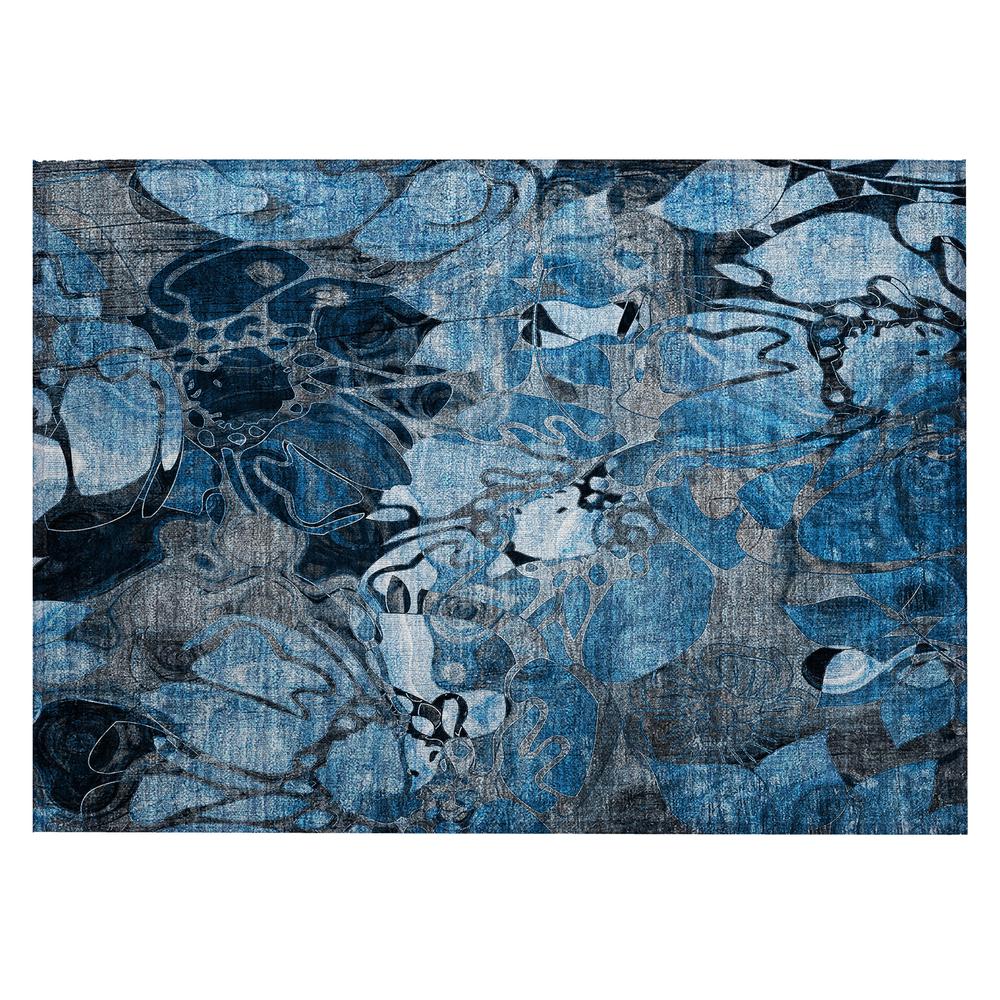 Chantille ACN558 Blue 1'8" x 2'6" Rug. Picture 1