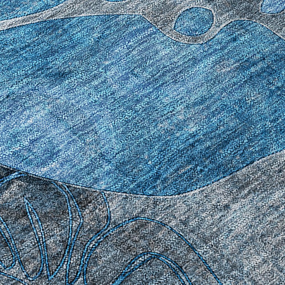 Chantille ACN558 Blue 1'8" x 2'6" Rug. Picture 5