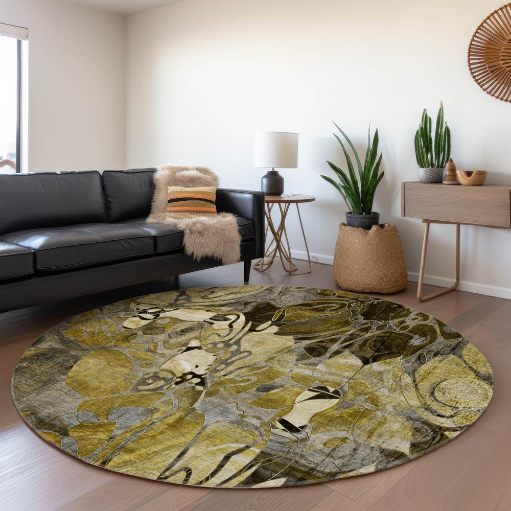 Chantille ACN558 Brown 8' x 8' Rug. Picture 6