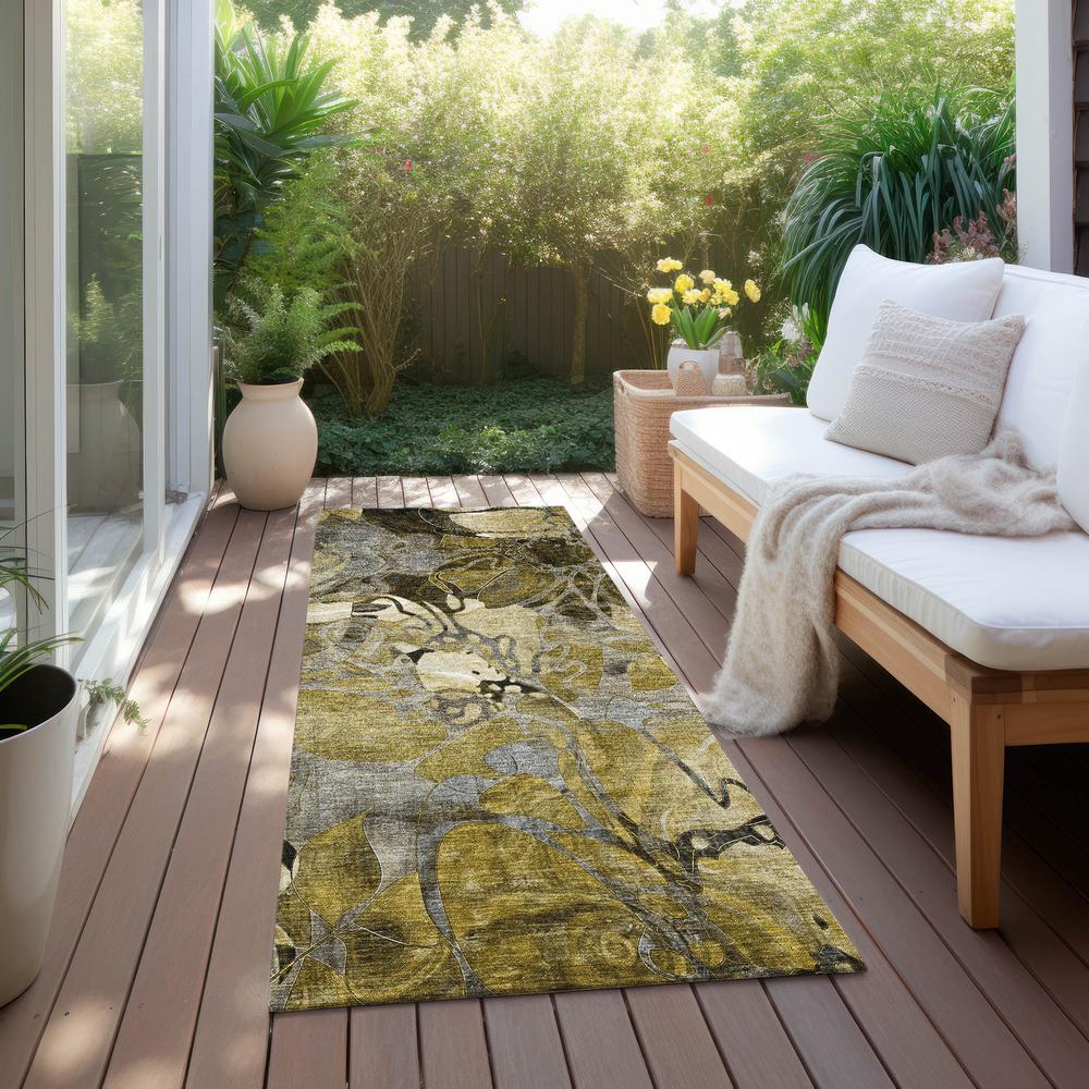 Chantille ACN558 Brown 2'3" x 7'6" Rug. Picture 7