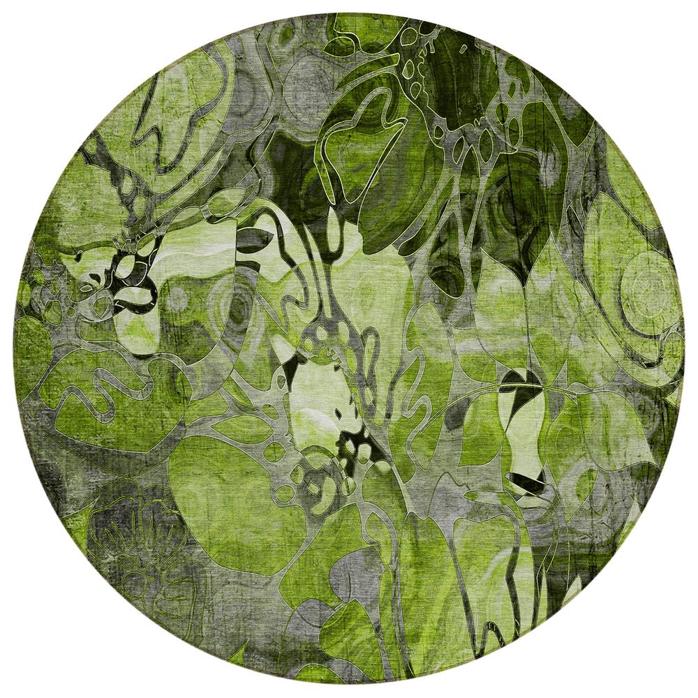 Chantille ACN558 Green 8' x 8' Rug. Picture 1