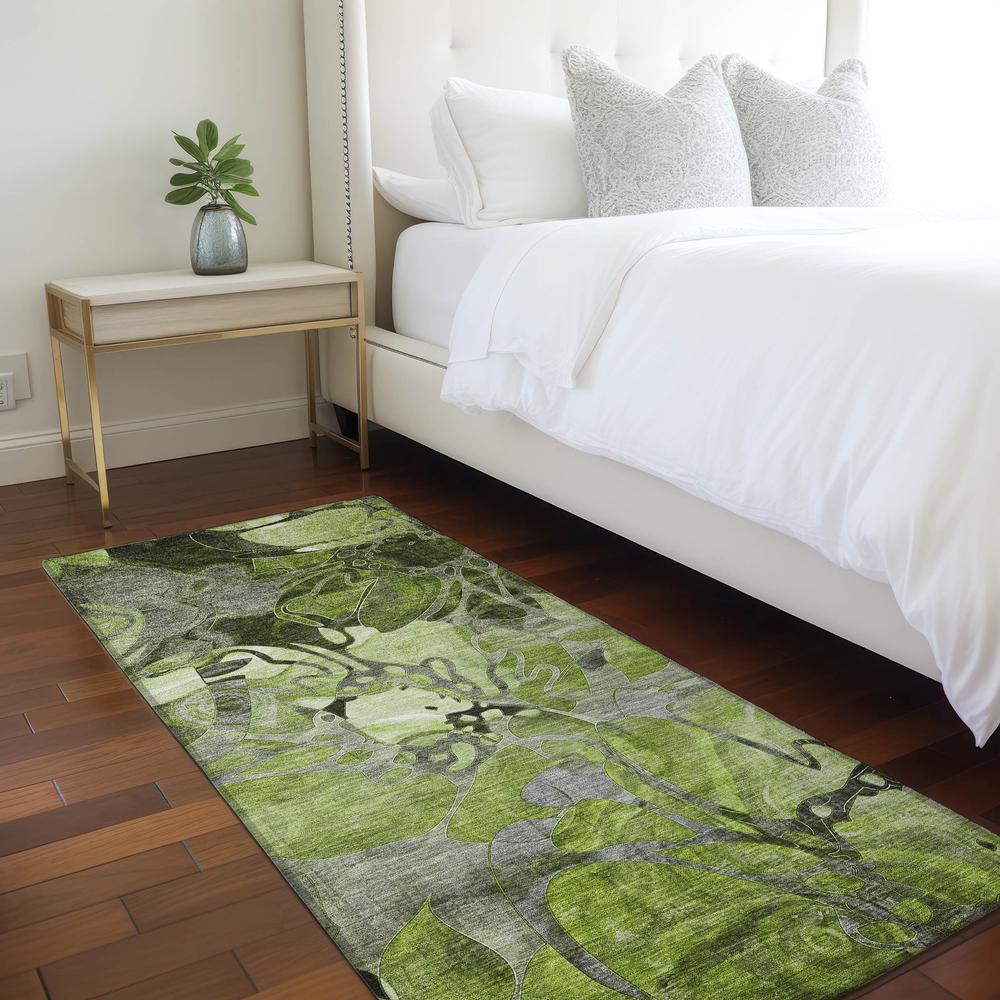Chantille ACN558 Green 2'3" x 7'6" Rug. Picture 6