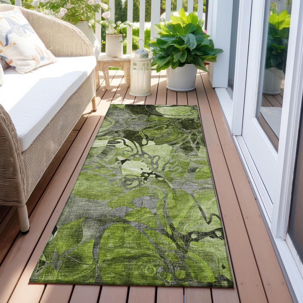 Chantille ACN558 Green 2'3" x 7'6" Rug. Picture 7