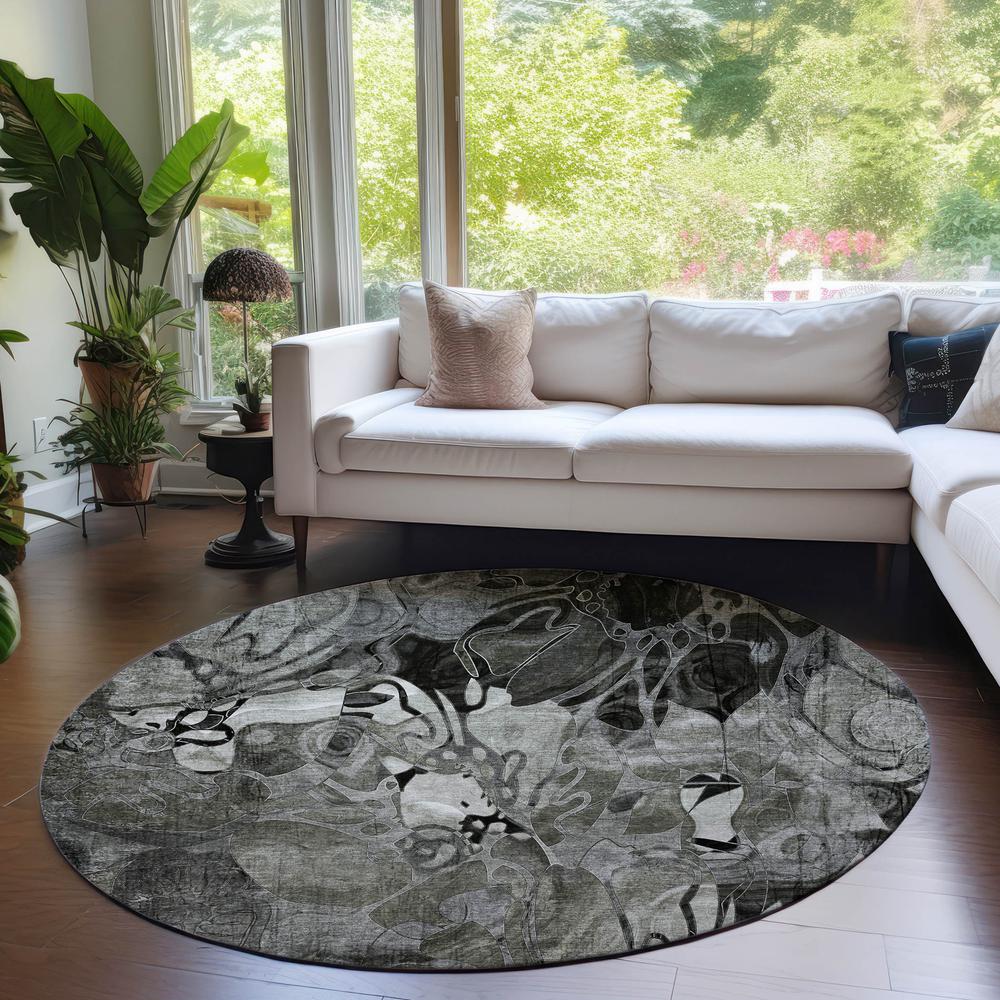 Chantille ACN558 Gray 8' x 8' Rug. Picture 6