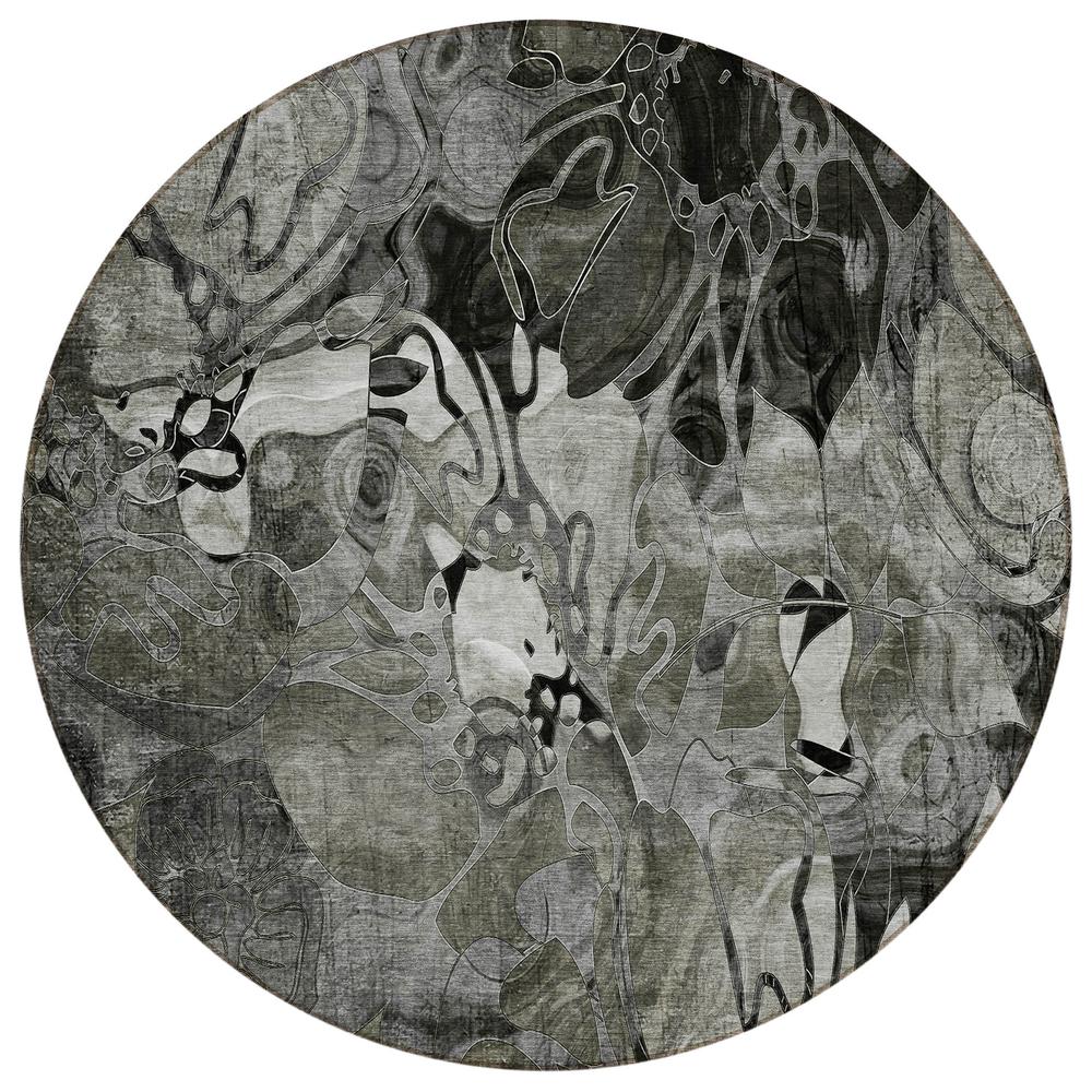 Chantille ACN558 Gray 8' x 8' Rug. Picture 1