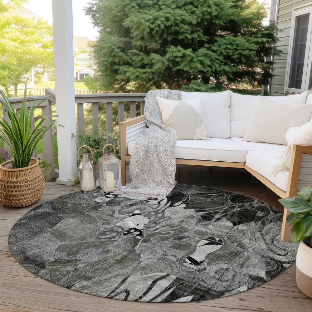 Chantille ACN558 Gray 8' x 8' Rug. Picture 7