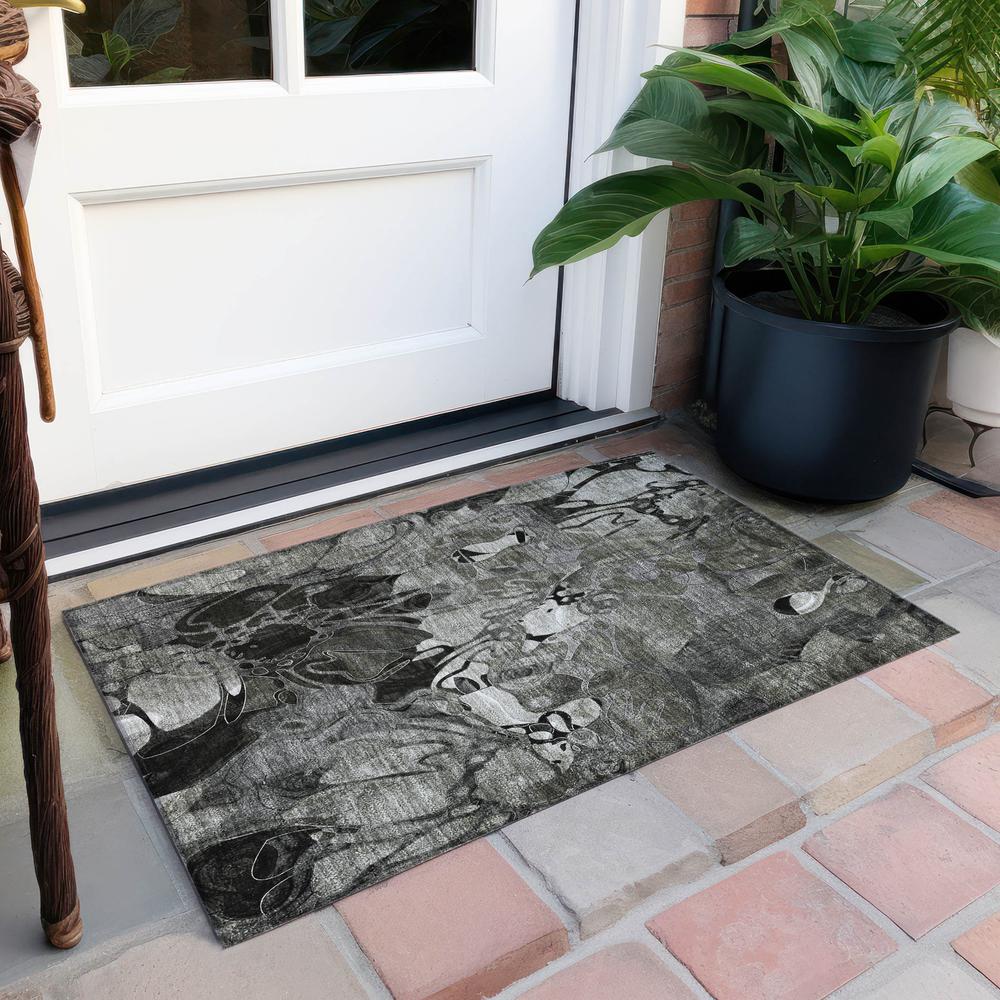 Chantille ACN558 Gray 1'8" x 2'6" Rug. Picture 7