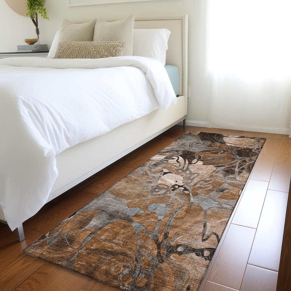 Chantille ACN558 Orange 2'3" x 7'6" Rug. Picture 6