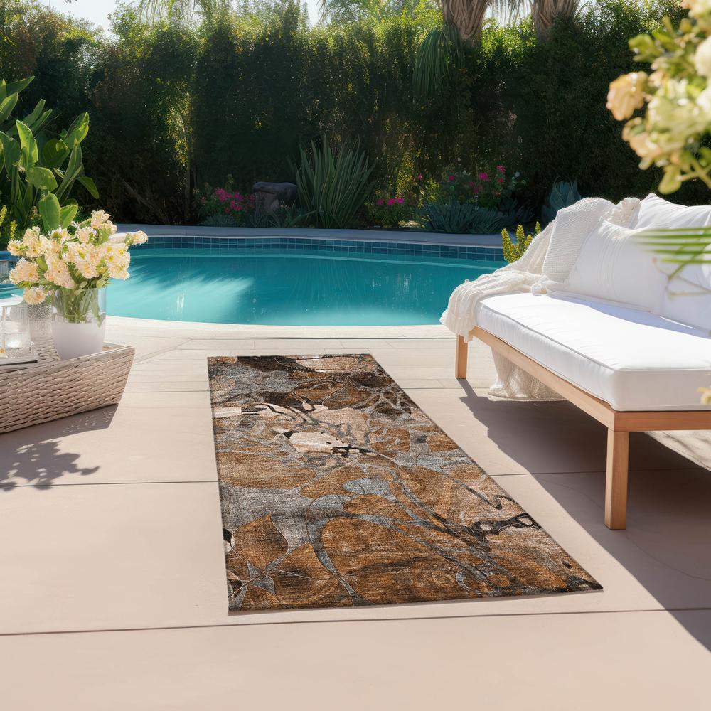 Chantille ACN558 Orange 2'3" x 7'6" Rug. Picture 7