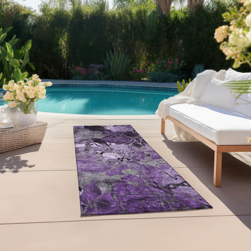 Chantille ACN558 Purple 2'3" x 7'6" Rug. Picture 7