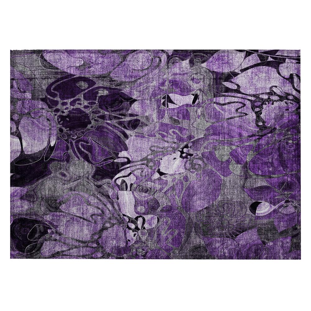 Chantille ACN558 Purple 1'8" x 2'6" Rug. Picture 1