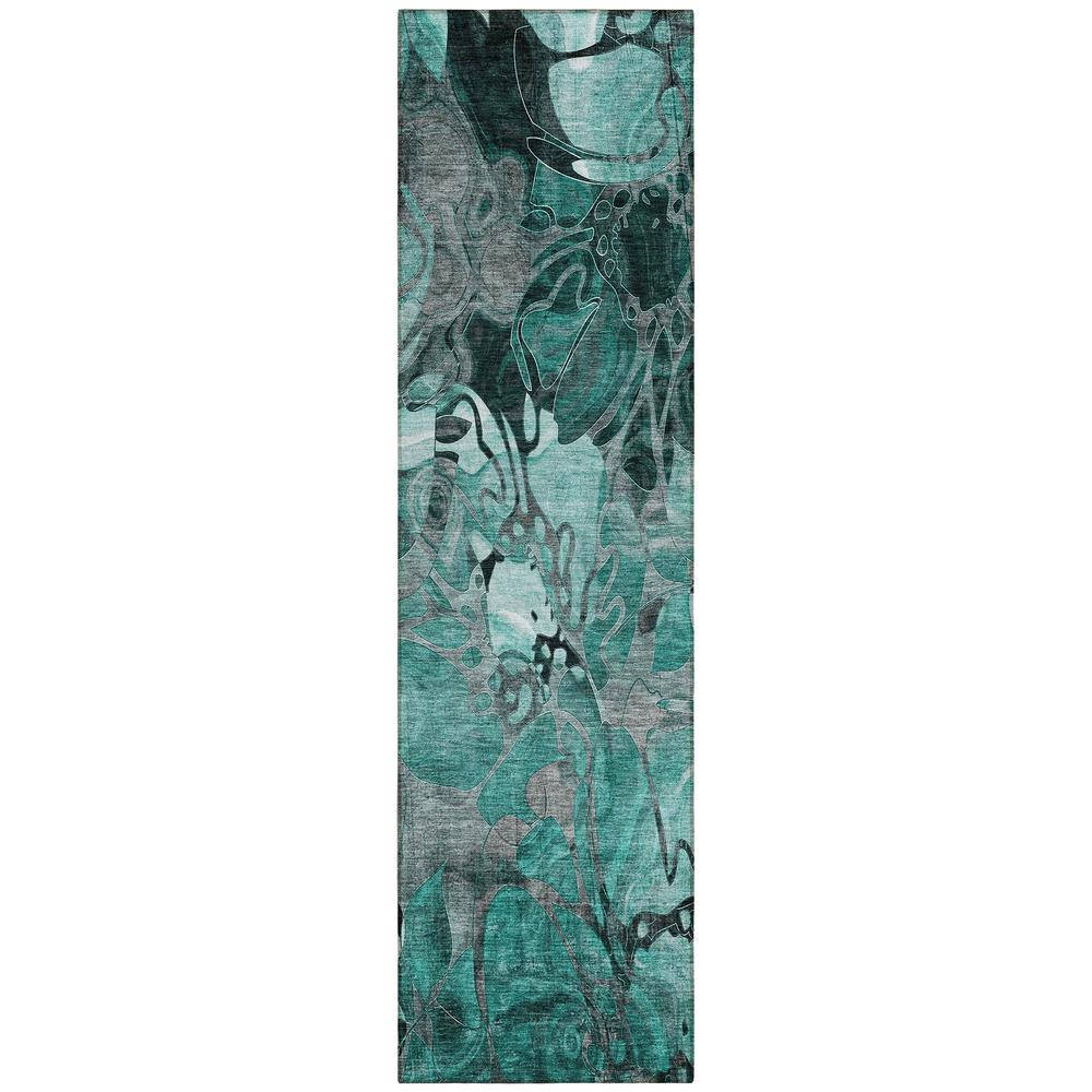 Chantille ACN558 Teal 2'3" x 7'6" Rug. Picture 1