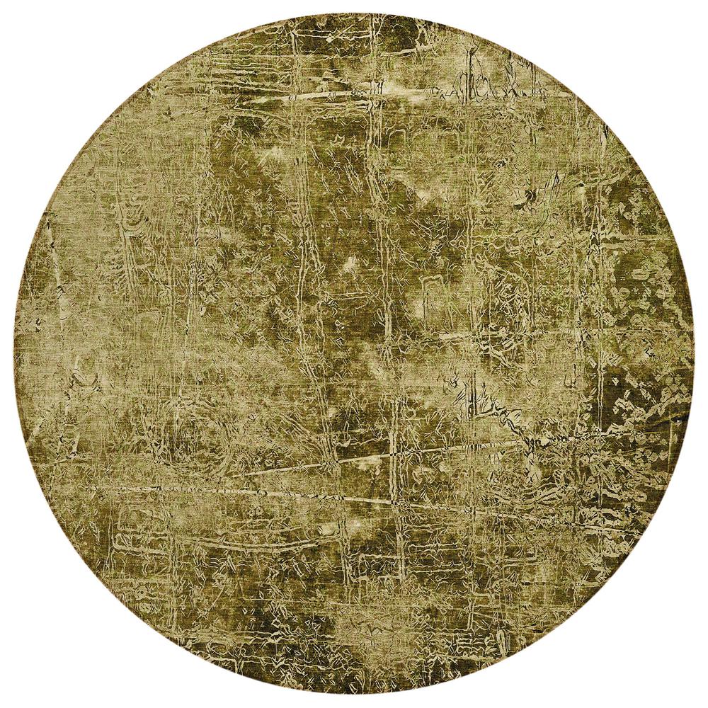 Chantille ACN559 Brown 8' x 8' Rug. Picture 1
