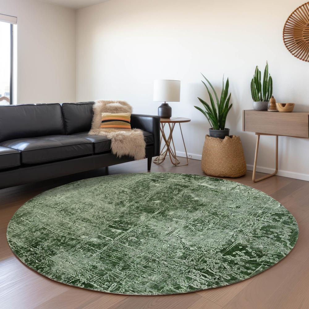 Chantille ACN559 Green 8' x 8' Rug. Picture 7