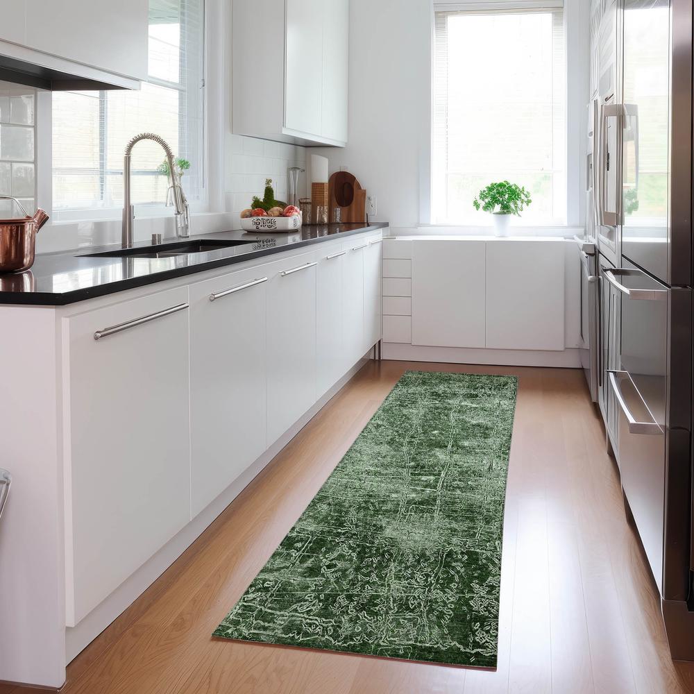 Chantille ACN559 Green 2'3" x 7'6" Rug. Picture 6