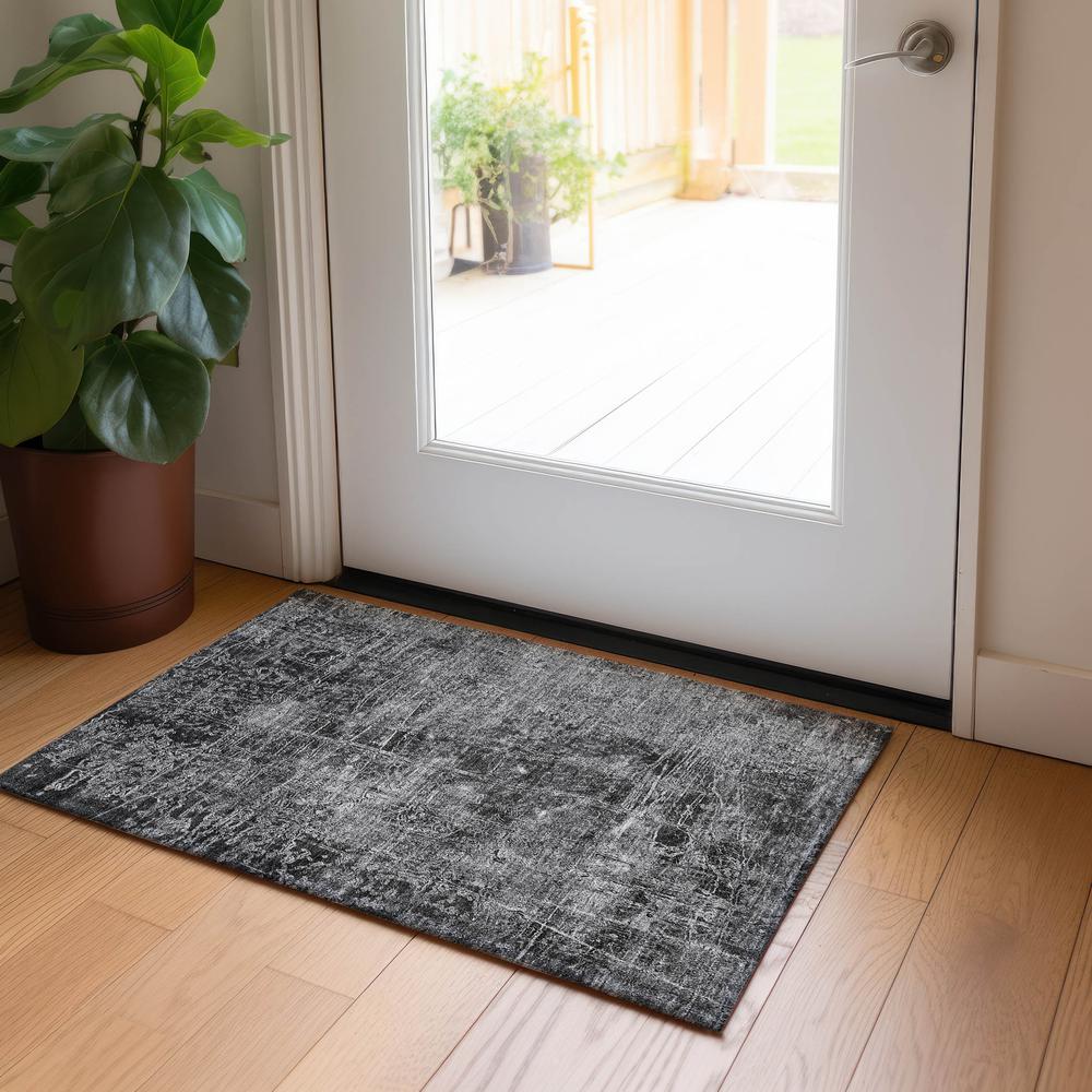 Chantille ACN559 Gray 1'8" x 2'6" Rug. Picture 6