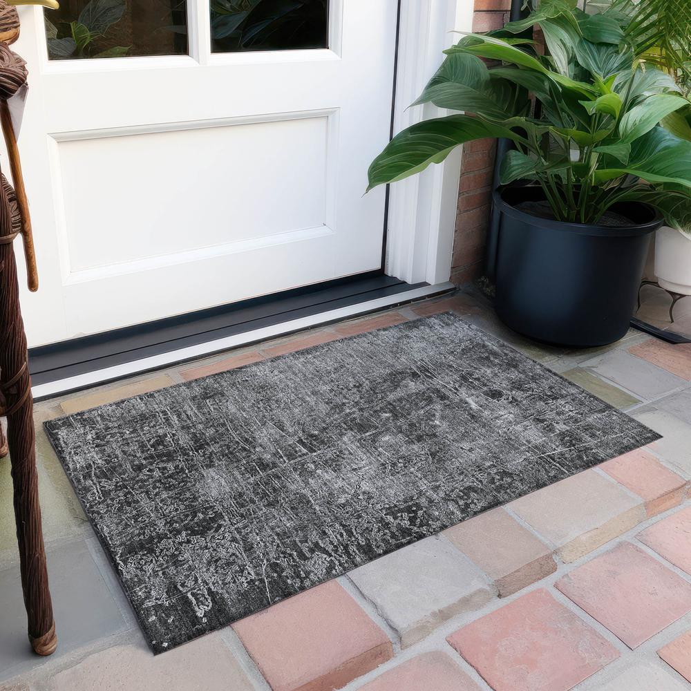 Chantille ACN559 Gray 1'8" x 2'6" Rug. Picture 7